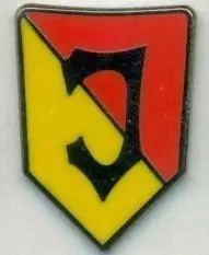 футбол.клуб Ягєльонія (Польща) ЕМАЛЬ / Jagiellonia Bialystok,Poland football pin
