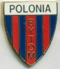 футбол.клуб Полонія Битом (Польща) ЕМАЛЬ/Polonia Bytom,Poland football pin badge