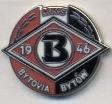 футбол.клуб Битовія (Польща) ЕМАЛЬ / MKS Bytovia Bytow,Poland football pin badge