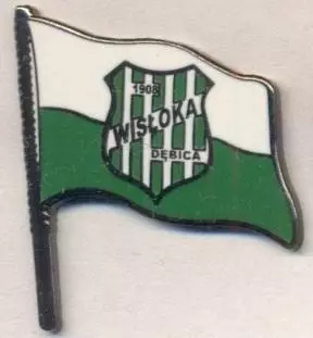 футбол.клуб Віслока Дембіца (Польща) ЕМАЛЬ / Wisloka Debica, Poland football pin