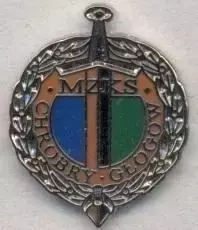 футбол.клуб Хробри Глогув (Польща ЕМАЛЬ/Chrobry Glogow,Poland football pin badge