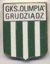 футбол.клуб Олімп.Грудзьондз (Польща ЕМАЛЬ/Olimpia Grudziadz,Poland football pin