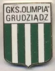 футбол.клуб Олімп.Грудзьондз (Польща ЕМАЛЬ/Olimpia Grudziadz,Poland football pin