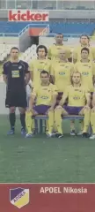 постер А4 футбол АПОЕЛ Нікосія (Кіпр) 2009 /APOEL Nicosia,Cyprus football poster