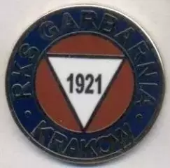 футбол.клуб Гарбарня (Польща) ЕМАЛЬ / Garbarnia Krakow,Poland football pin badge