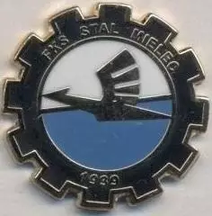футбол.клуб Сталь Мєлєц (Польща)1 ЕМАЛЬ/Stal Mielec,Poland football enamel badge