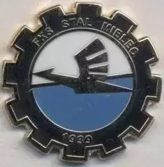 футбол.клуб Сталь Мєлєц (Польща)1 ЕМАЛЬ/Stal Mielec,Poland football enamel badge