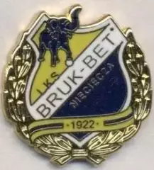 футбол.клуб Термаліка (Польща)2 ЕМАЛЬ / Termalica Nieciecza, Poland football pin