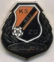 футбольний клуб Островєц (Польща) ЕМАЛЬ/KSZO Ostrowiec,Poland football pin badge