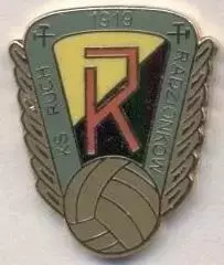 футбол.клуб Рух Радзьонкув (Польща) ЕМАЛЬ / Ruch Radzionkow, Poland football pin