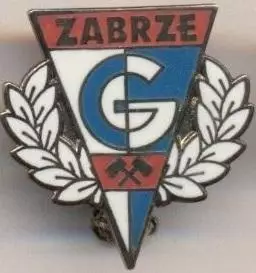 футбольний клуб Гурнік Забже (Польща)3 ЕМАЛЬ/Gornik Zabrze,Poland football badge