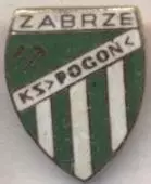 футбол.клуб Погонь Забже (Польща) ЕМАЛЬ / KS Pogon Zabrze, Poland football badge