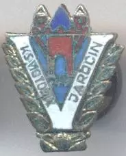 футбол.клуб Вікторія Яро.(Польща ЕМАЛЬ гвинт/Jarocin,Poland football screw badge