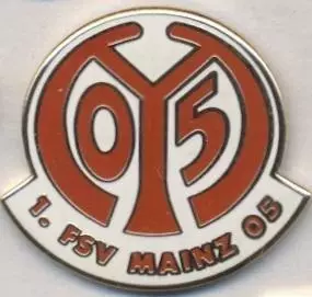 футбольний клуб Майнц (Німеччина)2 ЕМАЛЬ /1.FSV Mainz,Germany football pin badge