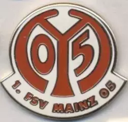 футбольний клуб Майнц (Німеччина)2 ЕМАЛЬ /1.FSV Mainz,Germany football pin badge