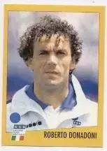наклейка футбол Роберто Донадоні (Італія) /Roberto Donadoni,Italy player sticker