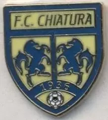 футбольний клуб Чіатура (Грузія)1 ЕМАЛЬ / FC Chiatura,Georgia football pin badge