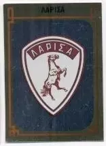 наклейка блискуча футбол Лариса (Греція) / Larisa, Greece football logo sticker
