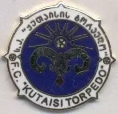 футбол.клуб Торпедо Кутаїсі (Грузія)1 ЕМАЛЬ/Torpedo Kutaisi,Georgia football pin