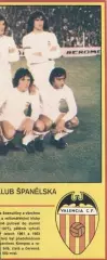 постер А4 футбол Валенсія Іспанія 1979 Стадіон/CF Valencia,Spain football poster