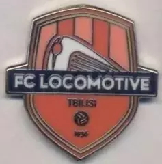 футбол.клуб Локомотив Тбілісі (Грузія)4 ЕМАЛЬ/FC Lokomotivi,Georgia football pin