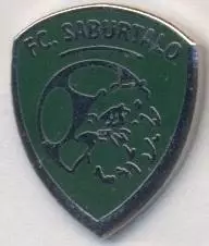 футбол.клуб Сабуртало Тбілісі (Грузія)1 ЕМАЛЬ /FC Saburtalo,Georgia football pin