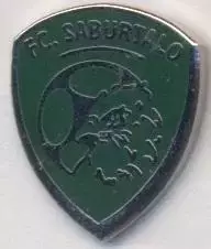 футбол.клуб Сабуртало Тбілісі (Грузія)1 ЕМАЛЬ /FC Saburtalo,Georgia football pin