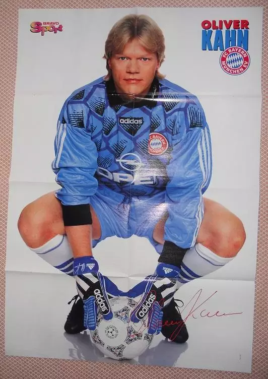 постер А1 футбол Олівер Кан (Німеччина /сноуборд /O.Kahn,Germany football poster