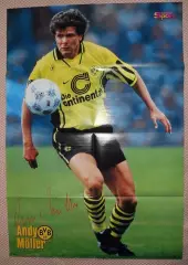 постер А1 футбол Мьоллер/Шолль (Німеччина /Moller/Scholl,Germany football poster