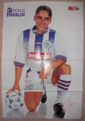 постер А1 футбол Хесслер/Циге (Німеччина)/Hassler/Ziege,Germany football poster