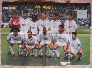 постер А1 футбол Реал Мадрид,Іспанія 1998/Real Madrid,Spain football team poster