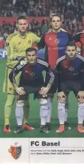 постер А4 футбол Базель (Швейцарія) 2016 / FC Basel, Switzerland football poster