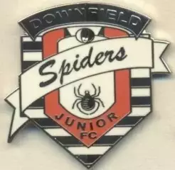 футбол.клуб Даунфілд (Шотландія) ЕМАЛЬ /Downfield FC,Scotland football pin badge