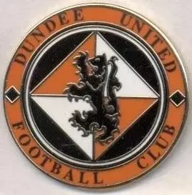 футбол.клуб Данді Юнайтед (Шотландія)3 ЕМАЛЬ/Dundee United,Scotland football pin