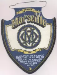 вимпел 20х16 футбол Олімпік Марсель Франція/Ol.Marseille,France football pennant