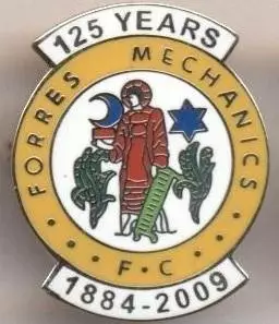 футбол.клуб Форрес (Шотландія2 ЕМАЛЬ/Forres Mechanics FC,Scotland football badge