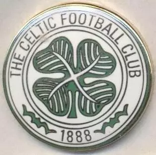 футбол.клуб Селтик Шотландія ЕМАЛЬ випуклий/Glasgow Celtic,Scotland football pin