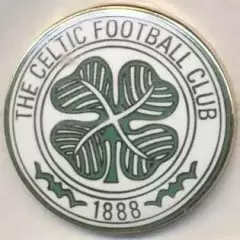 футбол.клуб Селтик Шотландія ЕМАЛЬ випуклий/Glasgow Celtic,Scotland football pin