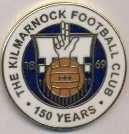 футбол.клуб Кілмарнок (Шотландія)4 ЕМАЛЬ / Kilmarnock FC, Scotland football pin