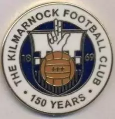 футбол.клуб Кілмарнок (Шотландія)4 ЕМАЛЬ / Kilmarnock FC, Scotland football pin