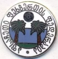 Абхазія,федерація футболу (не-ФІФА1 ЕМАЛЬ/Abkhazia football federation pin badge