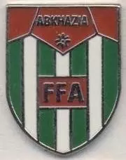Абхазія,федерація футболу (не-ФІФА2 ЕМАЛЬ/Abkhazia football federation pin badge