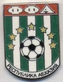 Абхазія,федерація футболу (не-ФІФА3 ЕМАЛЬ/Abkhazia football federation pin badge