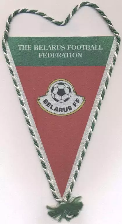 вимпел 20х14 федерація футболу Білорусь офіц/Belarus football federation pennant
