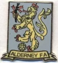 Олдерні,федерація футболу (не-ФІФА2 ЕМАЛЬ/Alderney football federation pin badge