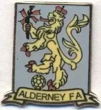 Олдерні,федерація футболу (не-ФІФА2 ЕМАЛЬ/Alderney football federation pin badge