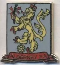 Олдерні,федерація футболу (не-ФІФА3 ЕМАЛЬ/Alderney football federation pin badge