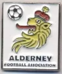 Олдерні,федерація футболу (не-ФІФА важмет/Alderney football federation pin badge