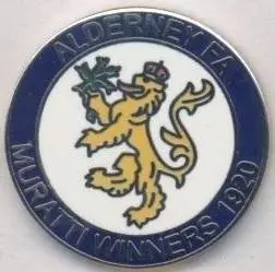 Олдерні,федерація футболу (не-ФІФА5 ЕМАЛЬ/Alderney football federation pin badge