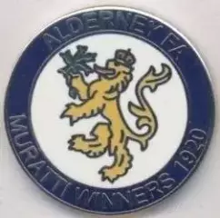 Олдерні,федерація футболу (не-ФІФА5 ЕМАЛЬ/Alderney football federation pin badge